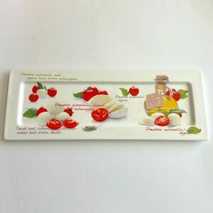 Mediterraneo Design Dora Papis Ceramic Rectangle Serving Platter